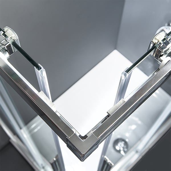 Καμπίνα Flow Corner Entry Chrome 90x90 cm